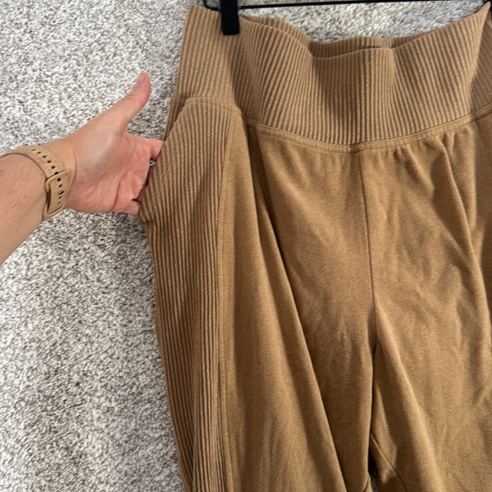 Champion Tan Ribbed Jogger‎ Sweatpants - XL - Picture 2 of 10